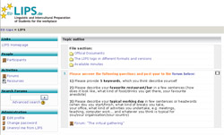 Enlarge the moodle Startscreen