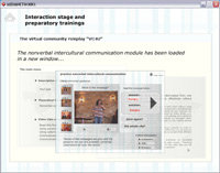 Screenshot of the module presentation on the CD 